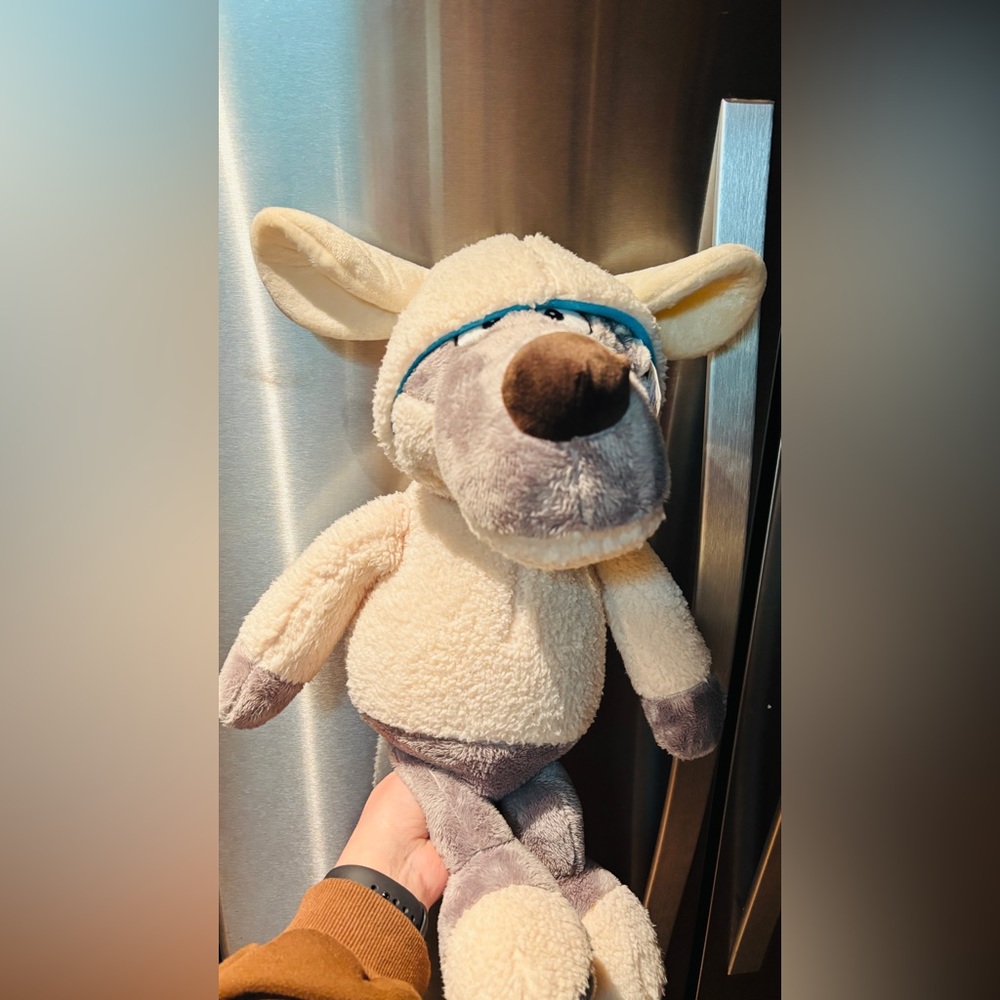 Wolf and sheep’s clothing kids, stuffed animal Cream and Gray